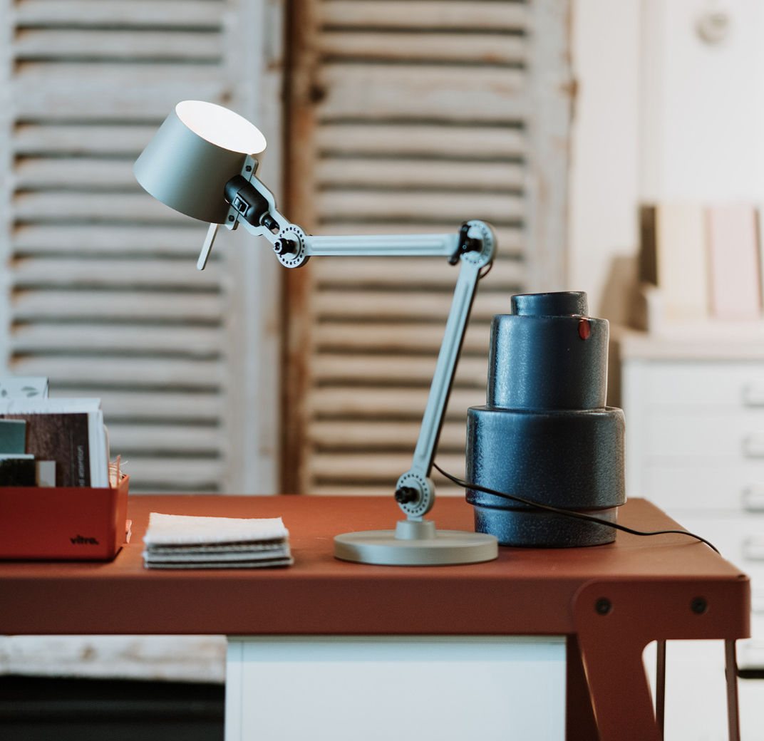 TONONE - BOLT 2-ARM DESK LAMP - ICE BLUE