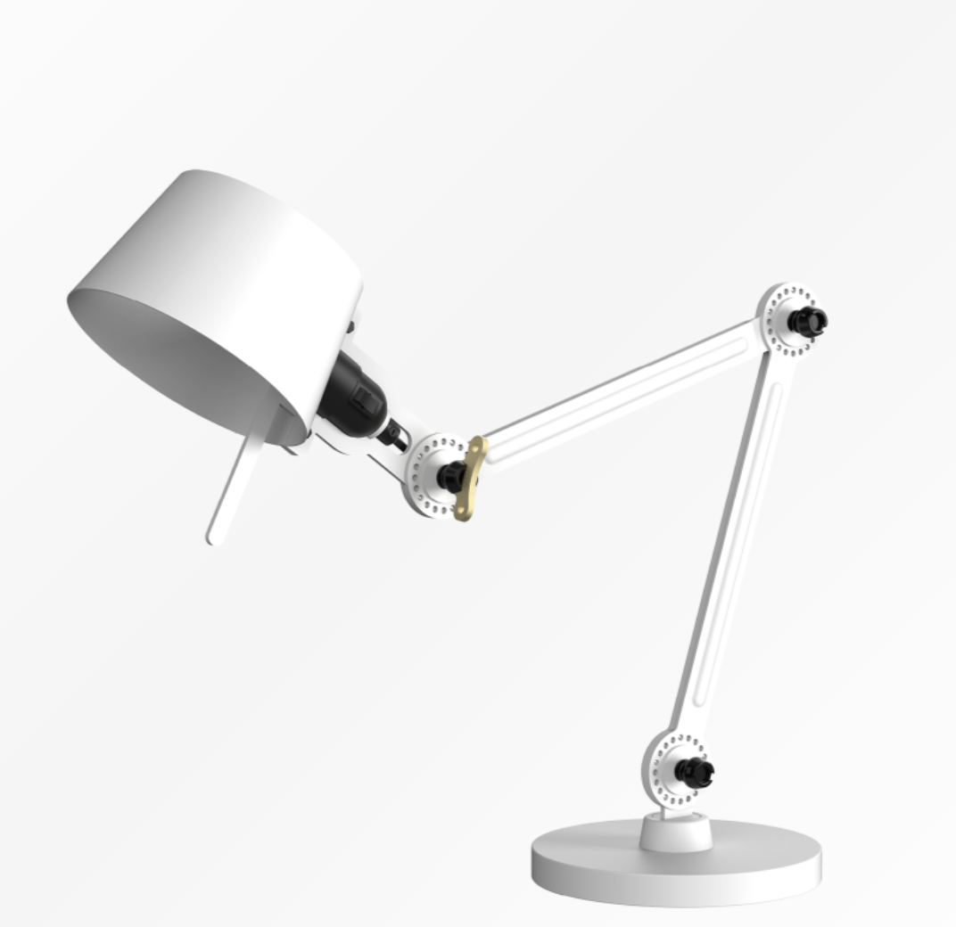 TONONE - BOLT 2-ARM DESK LAMP - PURE WHITE