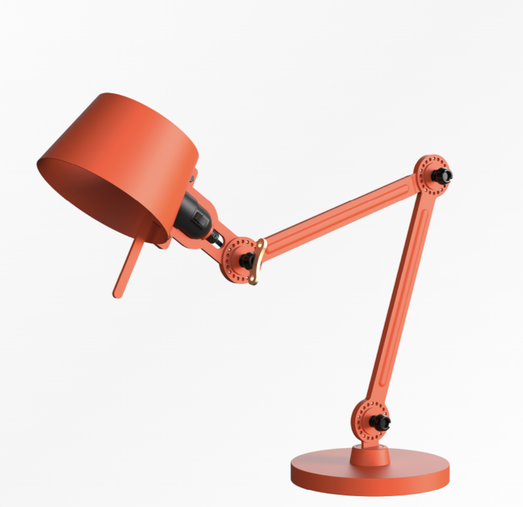 TONONE - BOLT 2-ARM DESK LAMP - STRIKING ORANGE