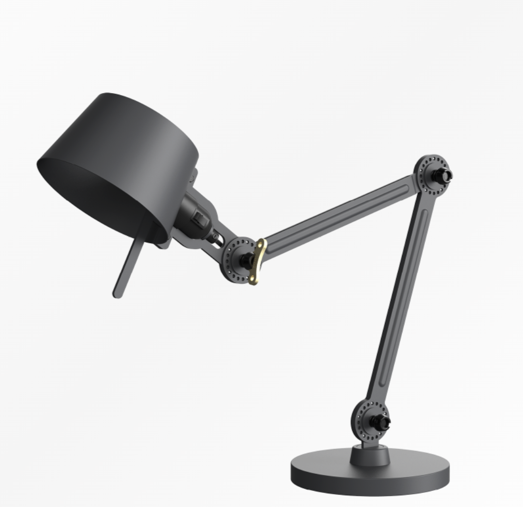 TONONE - BOLT 2-ARM DESK LAMP - MIDNIGHT GREY