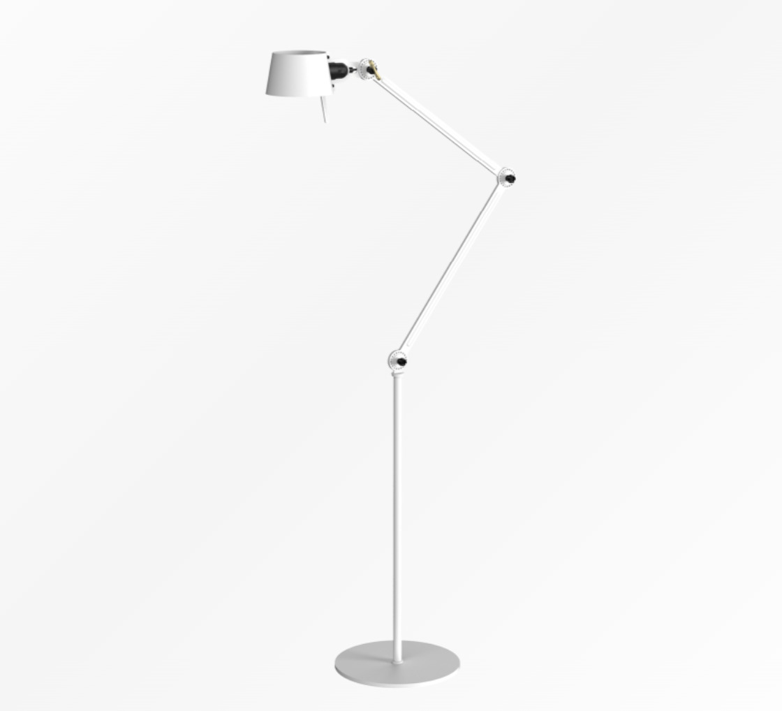 TONONE - BOLT 2-ARM FLOOR LAMP - PURE WHITE