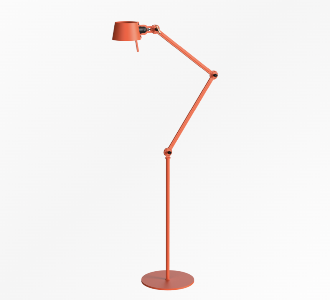 TONONE - BOLT 2-ARM FLOOR LAMP - STRIKING ORANGE