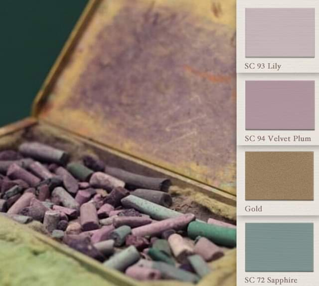 Moodboard (2) - Velvet Plum - PAINTING THE PAST