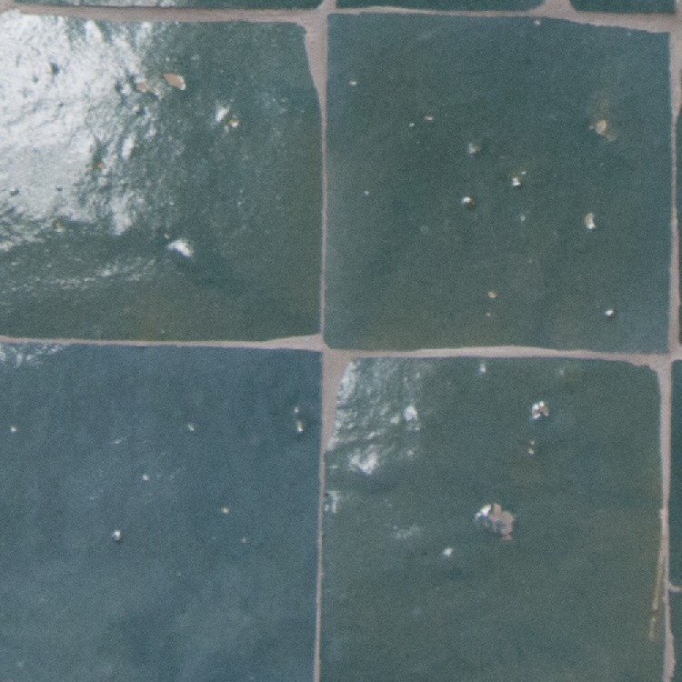 Zelliges Atlas Petrol10x10 - 2