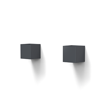 Trädgårdsbelysning i aluminium   -  CUBIQ 100 mm, Antracit