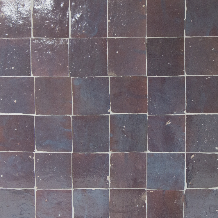 Zelliges Aubergine 10x10 - 3