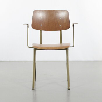 S16 STOL  - WITH ARMREST   PEARL MARIGOLD / BROWN