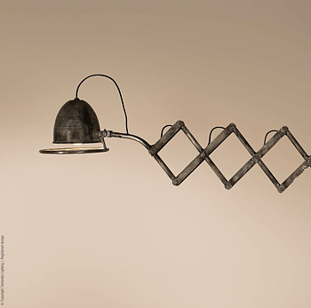 Saxlampa CIMINO - Frezoli,  Grå