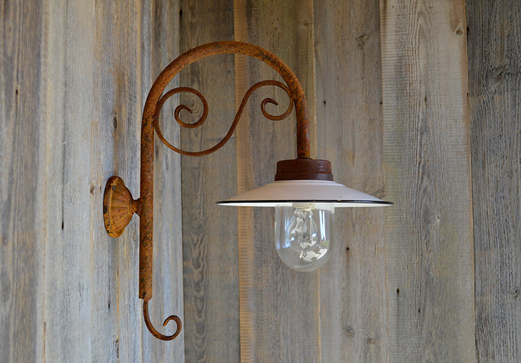 Stallampa Emalj - Packhus Nr. 1904   Ø 28 cm - 3