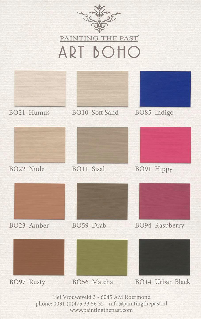 color sample - PAINTING THE PAST - Art Boho