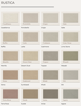 color sample - PAINTING THE PAST - Rustica