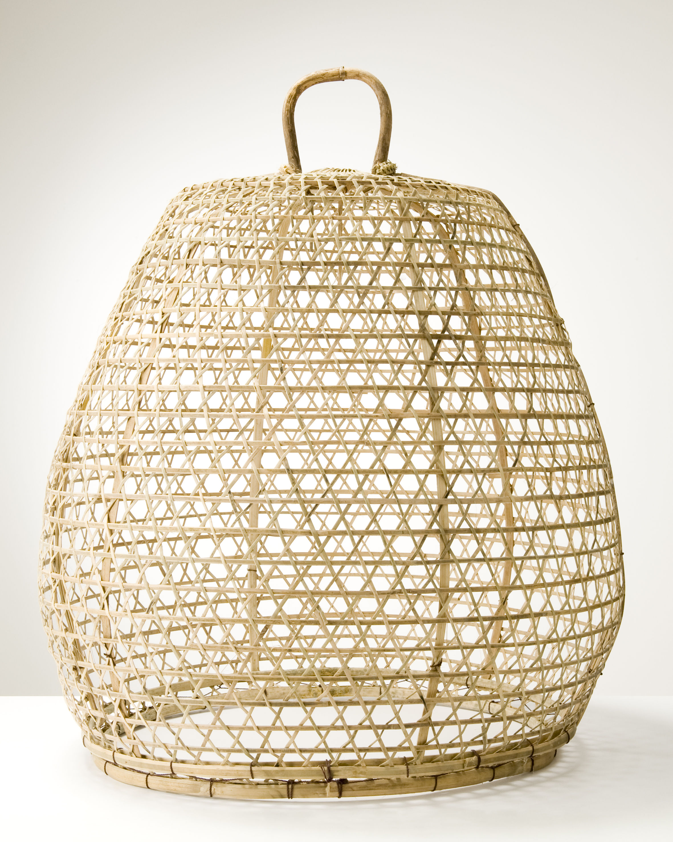 Korglampa XL  - av flätad bambu diameter 63 cm - 11