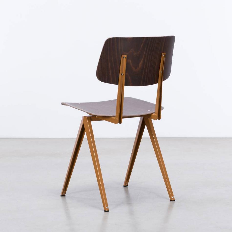 STEEL  S16 Stol  Brown Ockre - Ebony - 4
