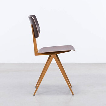 STEEL S16 Chair  Brown Ockre - Ebony