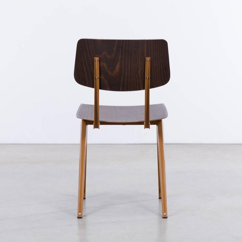 STEEL  S16 Stol  Brown Ockre - Ebony - 3