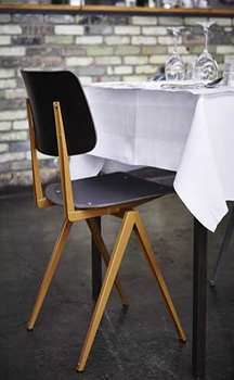 STEEL  S16 Stol  Brown Ockre - Ebony - 6
