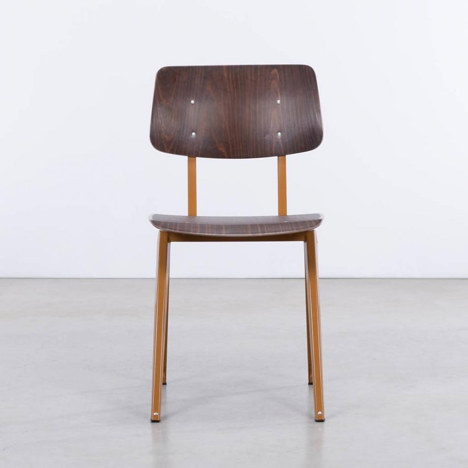 STEEL  S16 Stol  Brown Ockre - Ebony