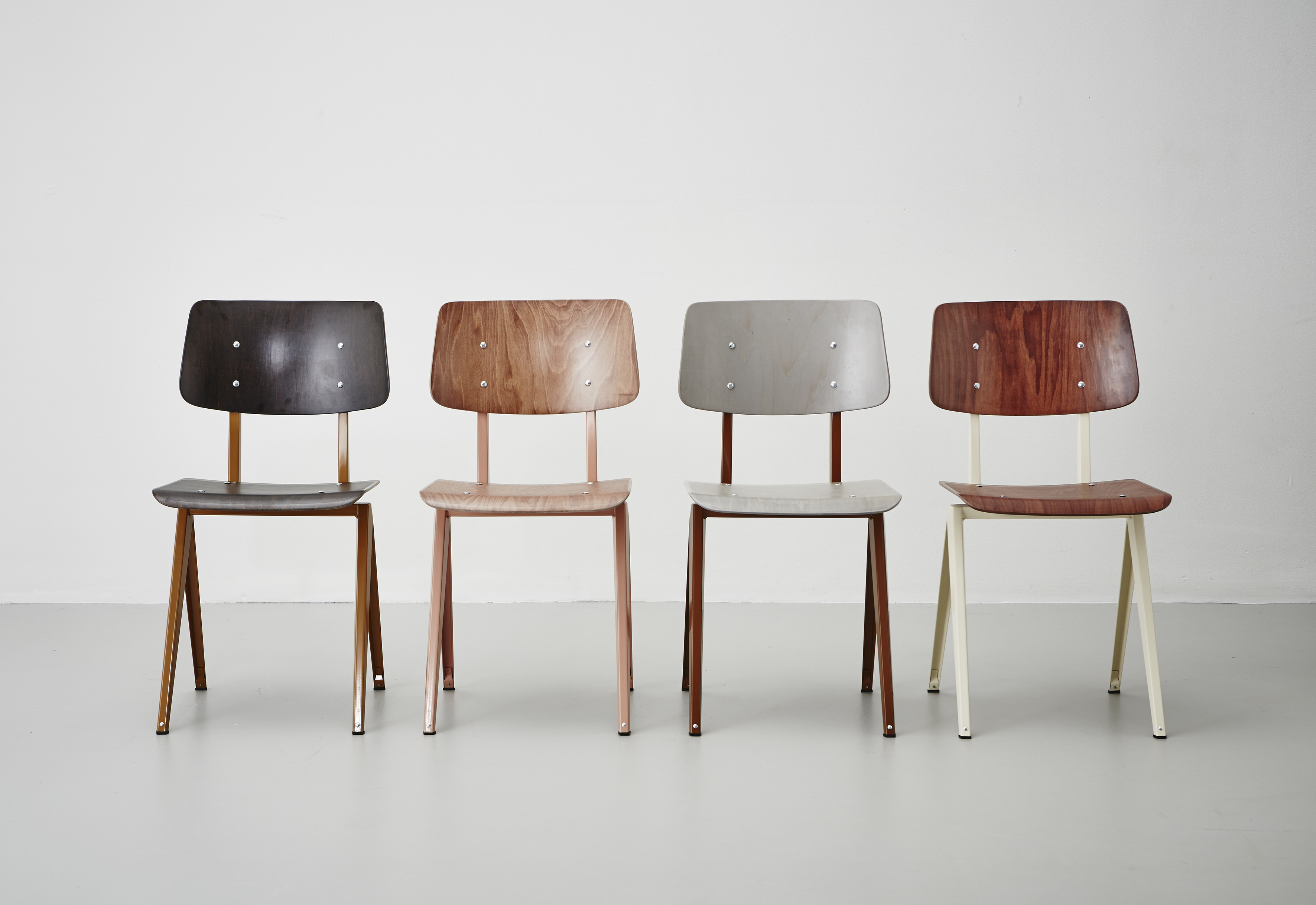 STEEL  S16 Stol  Brown Ockre - Ebony - 7