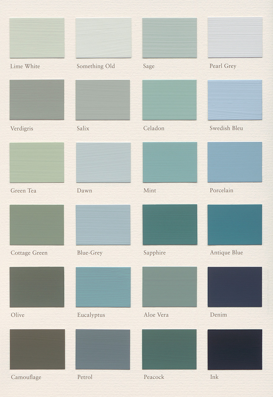 color sample - PAINTING THE PAST - Sea & Leaf