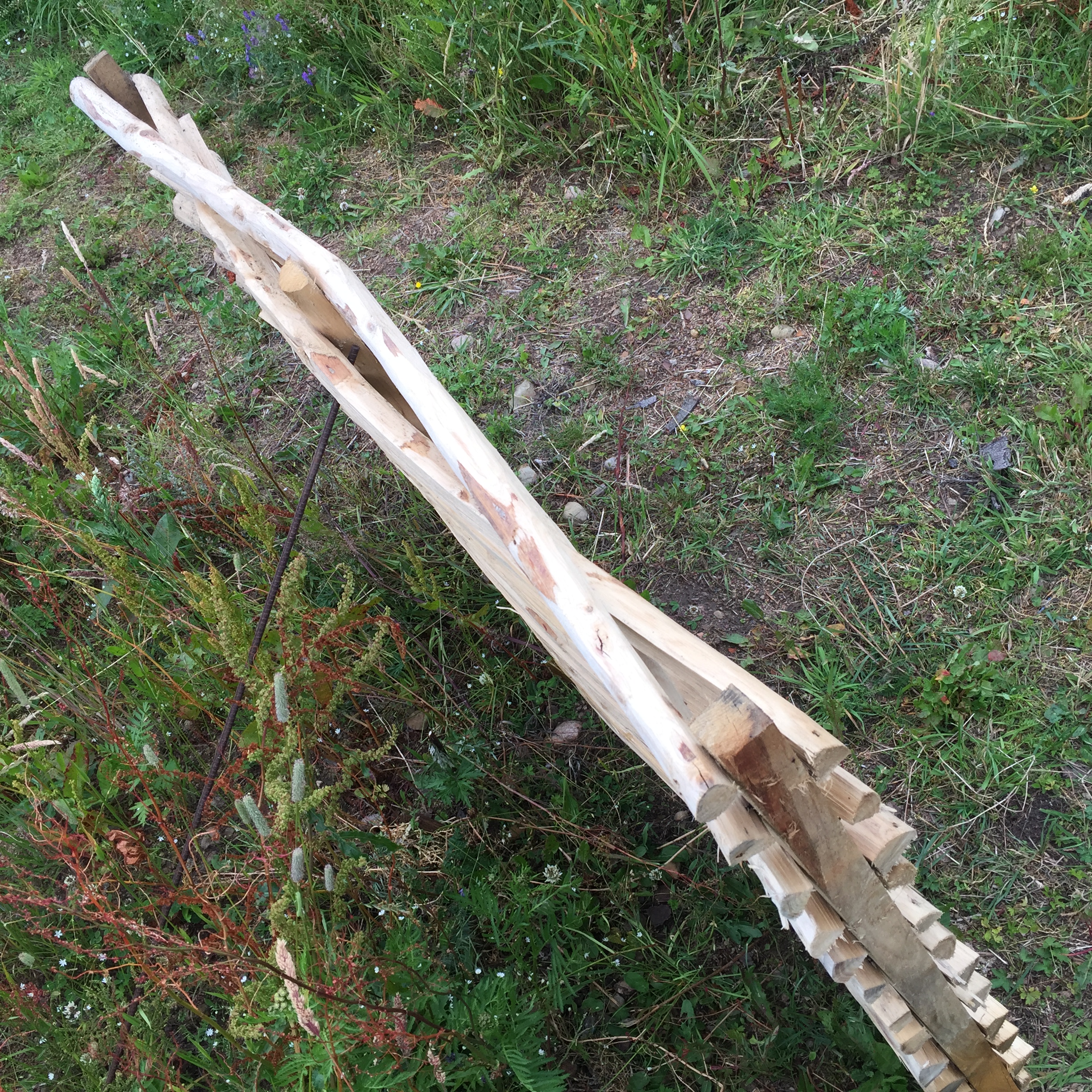 Trädgårdsskärm höjd 120 x bredd 160 cm - 4