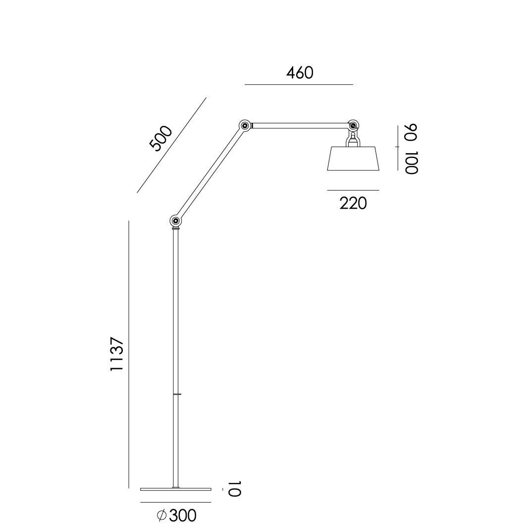TONONE - BOLT 2ARM FLOOR LONG UPPERFIT