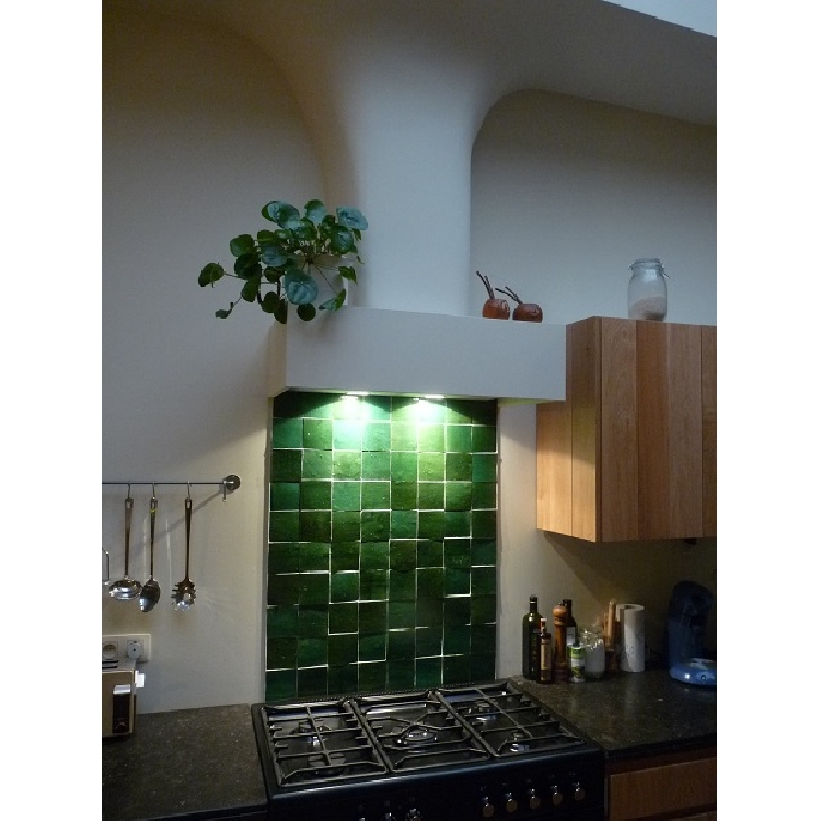 Zelliges Verde Foncee 10x10 - 5