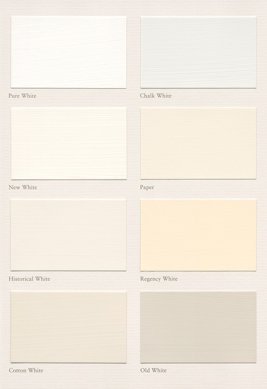 Color Sample - PAINTING THE PAST - WHITE & BRIGHT