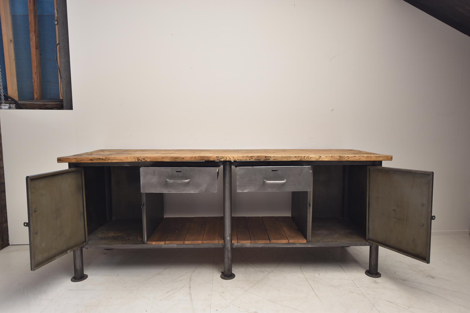 industrial sidetable - 3