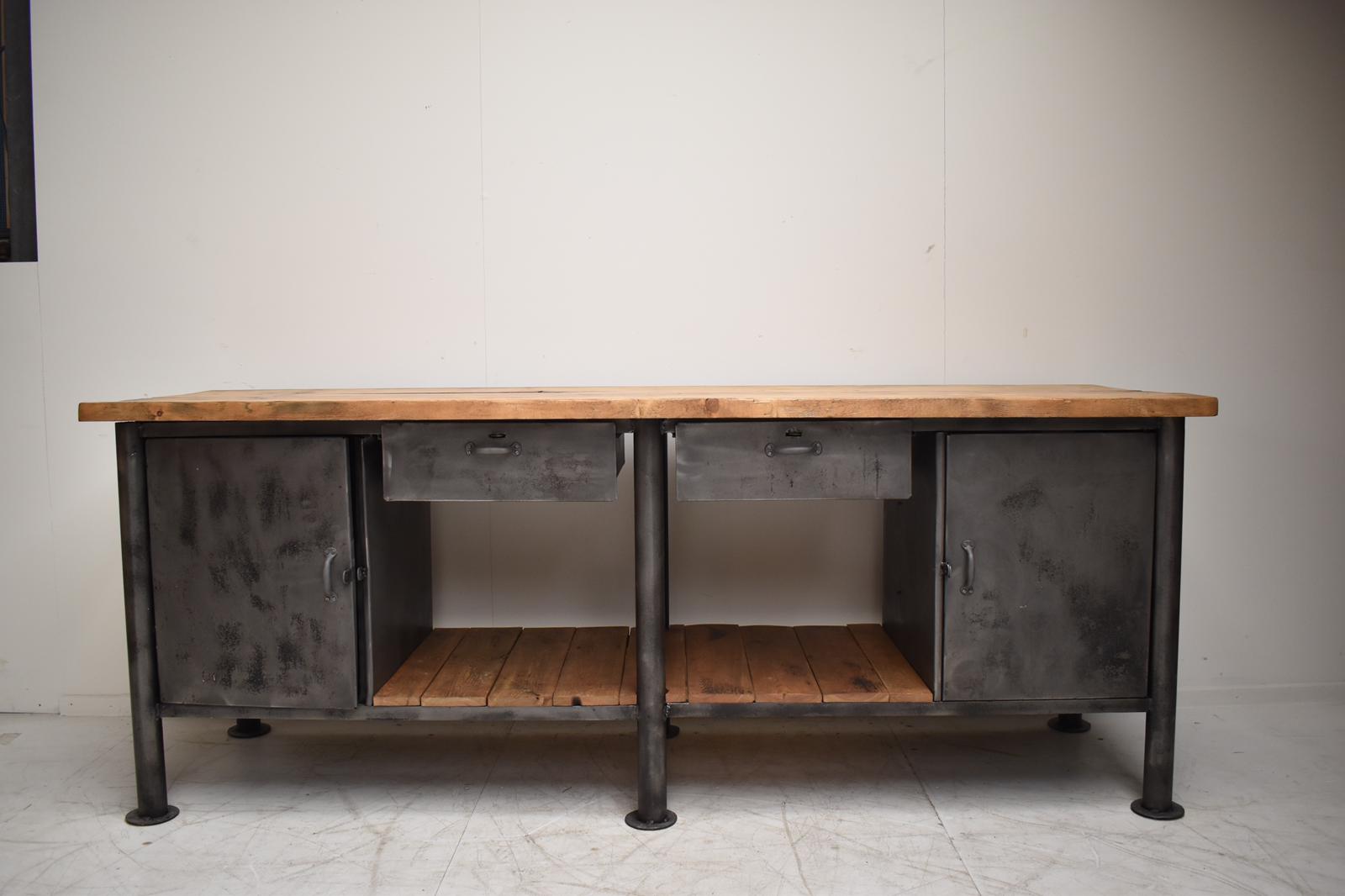industrial sidetable - 2