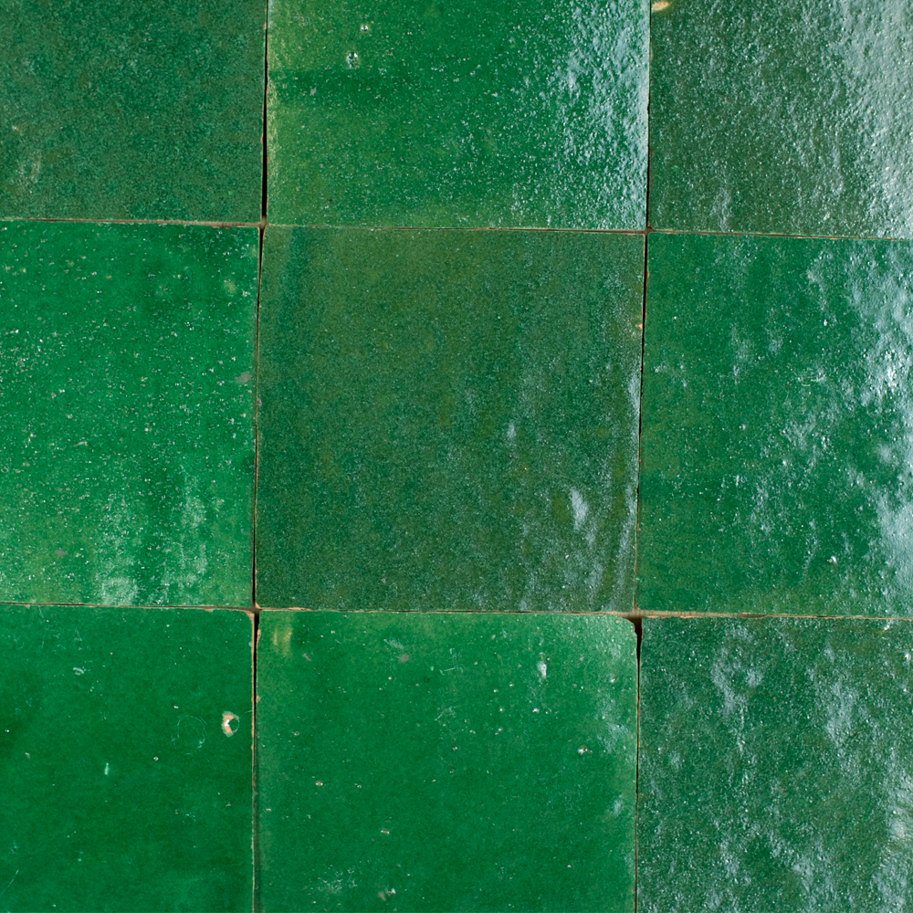 Zellige Vert Foncee 10x10cm