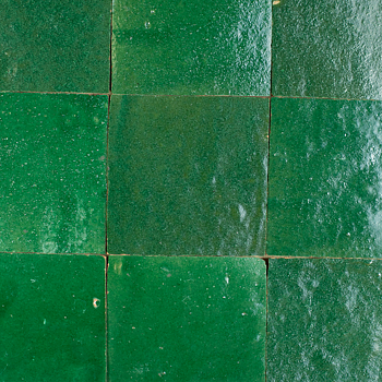 Zellige Vert Foncee 10x10cm