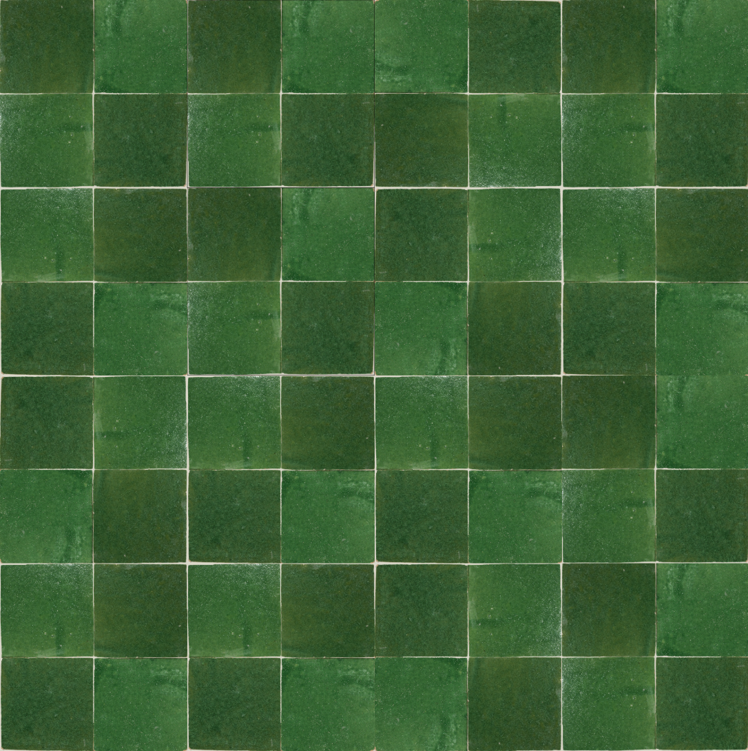Zellige Vert Foncee 5x5cm