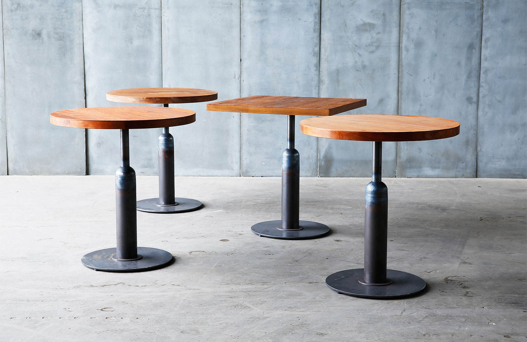 Bistrobord UNDERREDE -  APOLLO  Max Ø85 cm - 9
