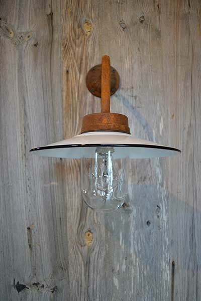 Enamel stall lamp – Packhus No. 1901, Ø 28 cm - 3