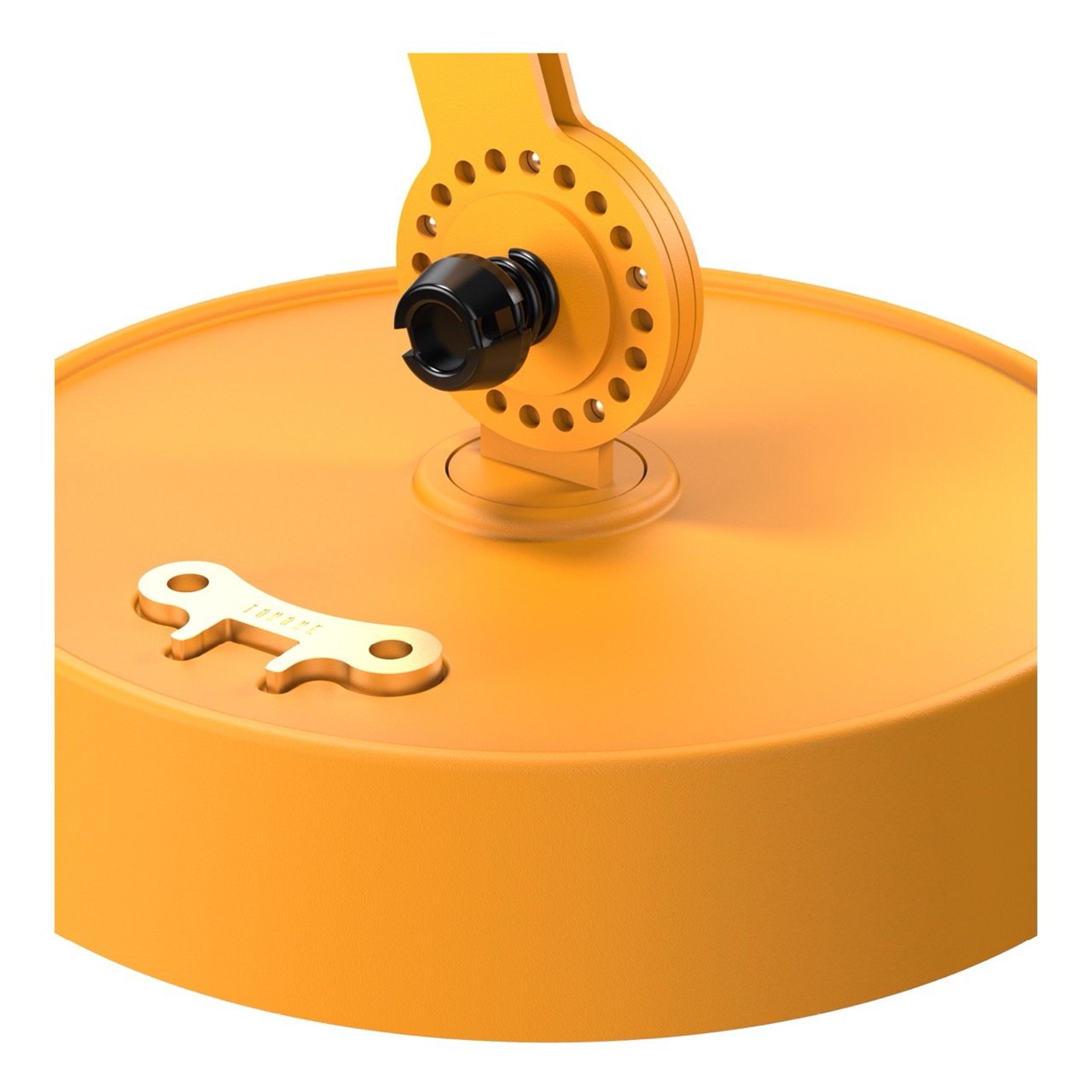 TONONE - BOLT DESK 1ARM FOOT & BRASS WINGNUT - SUNNY YELLOW
