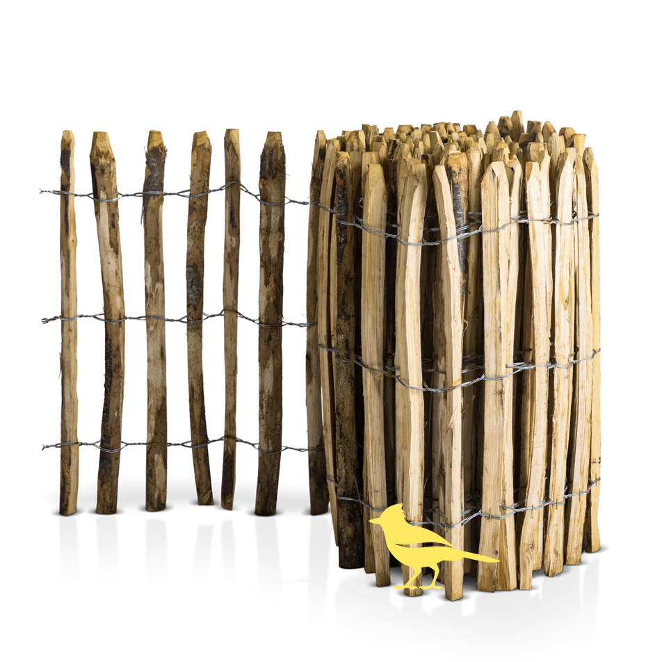 Kastanjestaket tätt, höjd 75 cm längd 5 meter, engelskt