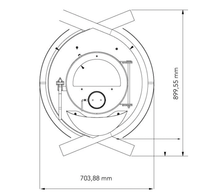 BULLERJAN STOVE   FF18  TYPE 03 - 20 KW  - 7
