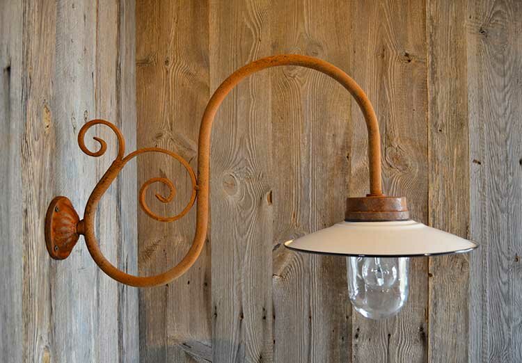 Enamel stall lamp – Packhus No. 1909, Ø 28 cm - 3