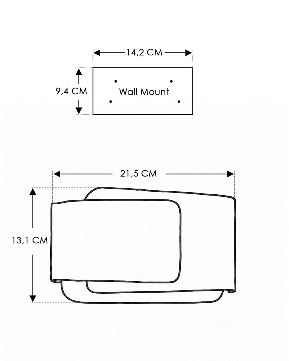 STOINE - Frezoli, Vägglampa -  Mörk mässing - 3