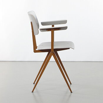 S16 STOL  - WITH ARMREST  CLAY BROWN / GRAY