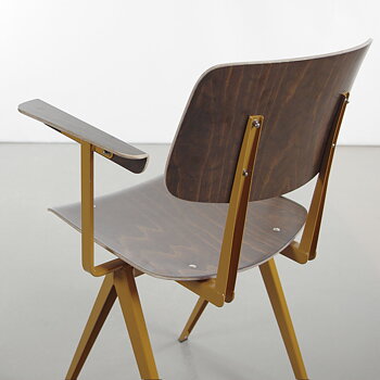 S16 STOL  - WITH ARMREST  OCHER BROWN/ EBONY