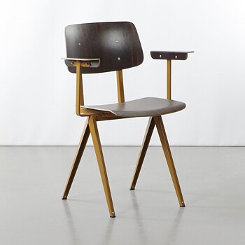 S16 STOL  - WITH ARMREST  OCHER BROWN/ EBONY