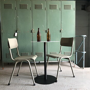 Bistrobord SNOW  Ø57 cm MARMOR