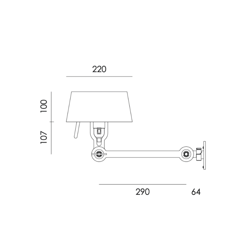 TONONE - SET 2 X BOLT   BED UNDERFIT - 19