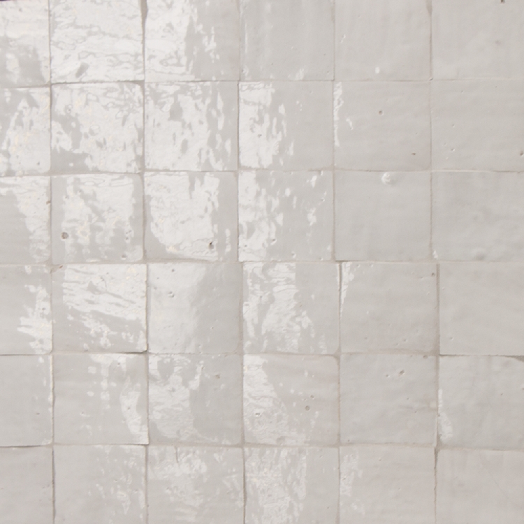Zelliges Neige Blanc 5 x 5