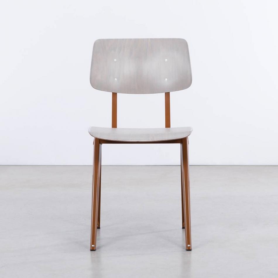 STEEL S16 Chair  Loam Brown - Grey