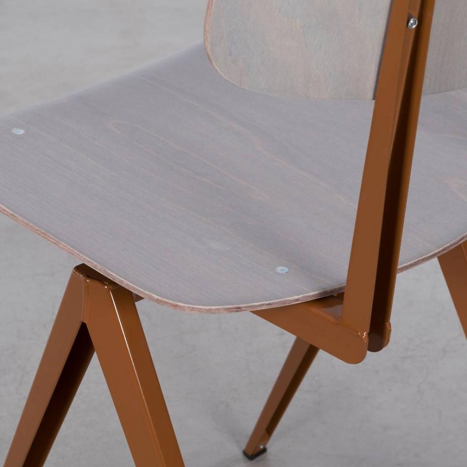 STEEL S16 Chair  Loam Brown - Grey - 5