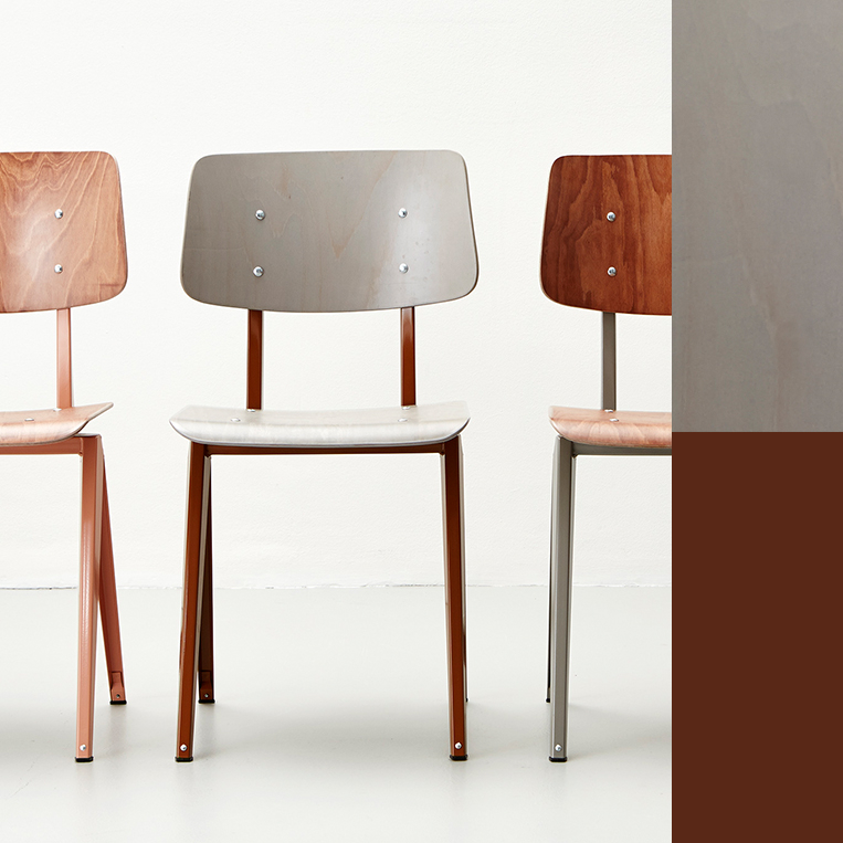 STEEL S16 Chair  Loam Brown - Grey - 7