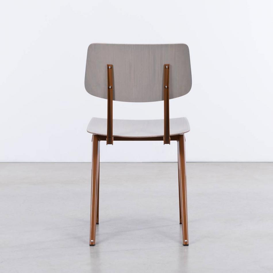 STEEL S16 Chair  Loam Brown - Grey - 3