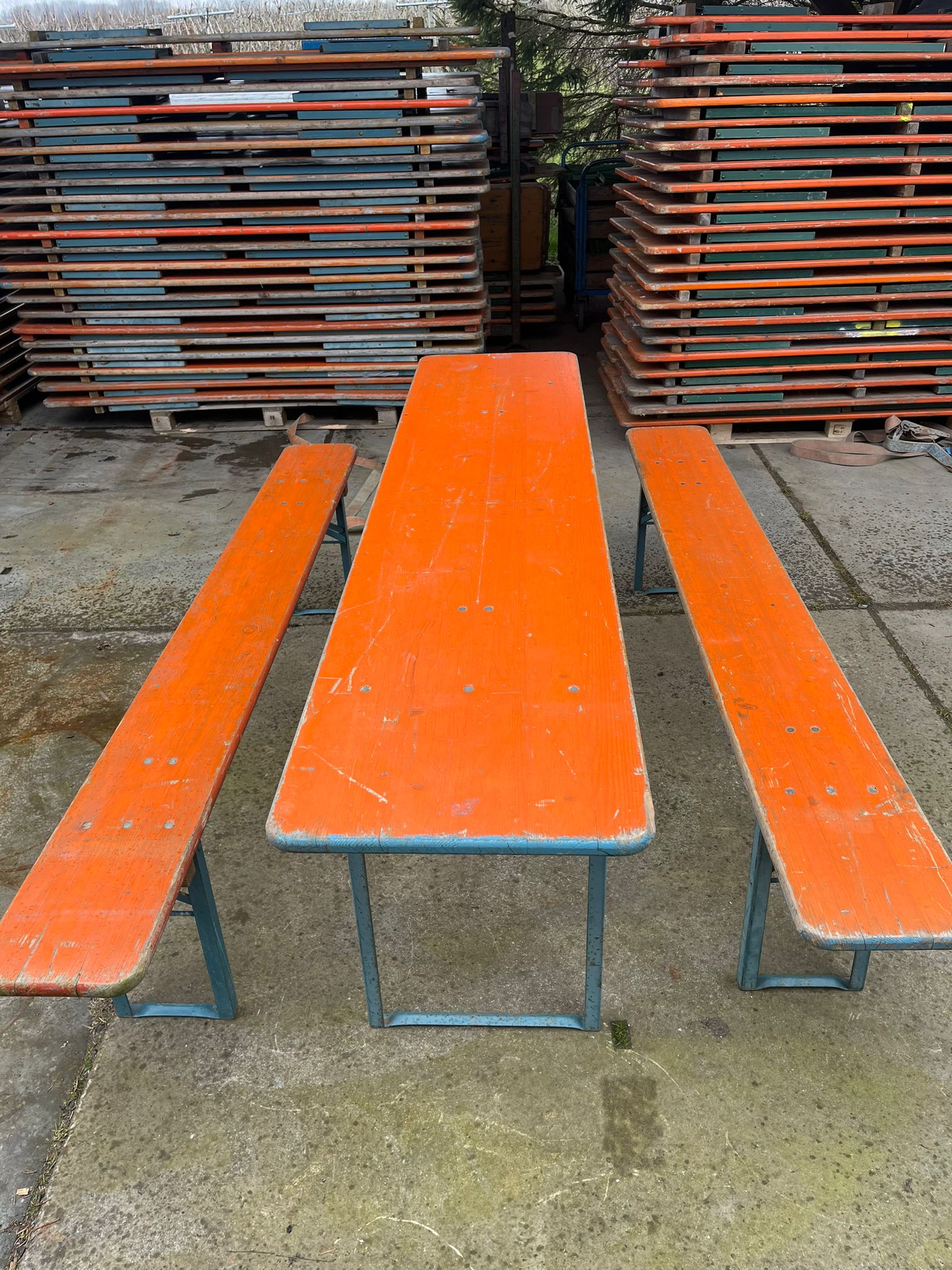 VINTAGE BEERTABLE  -  SET 220 cm - 4